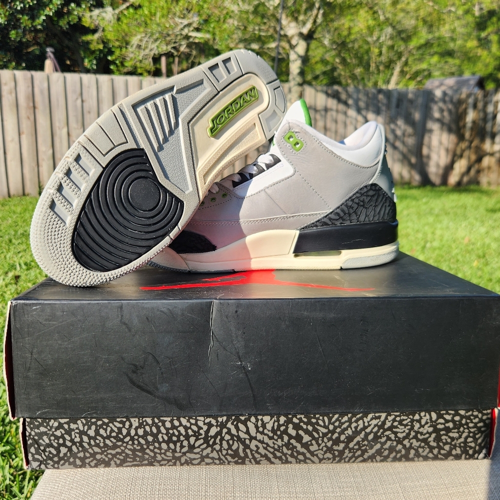 Nike Air Jordan 3 Retro “Chlorophyll” 2018 136064-006 Size 9 Men’s - Picture 10 of 14